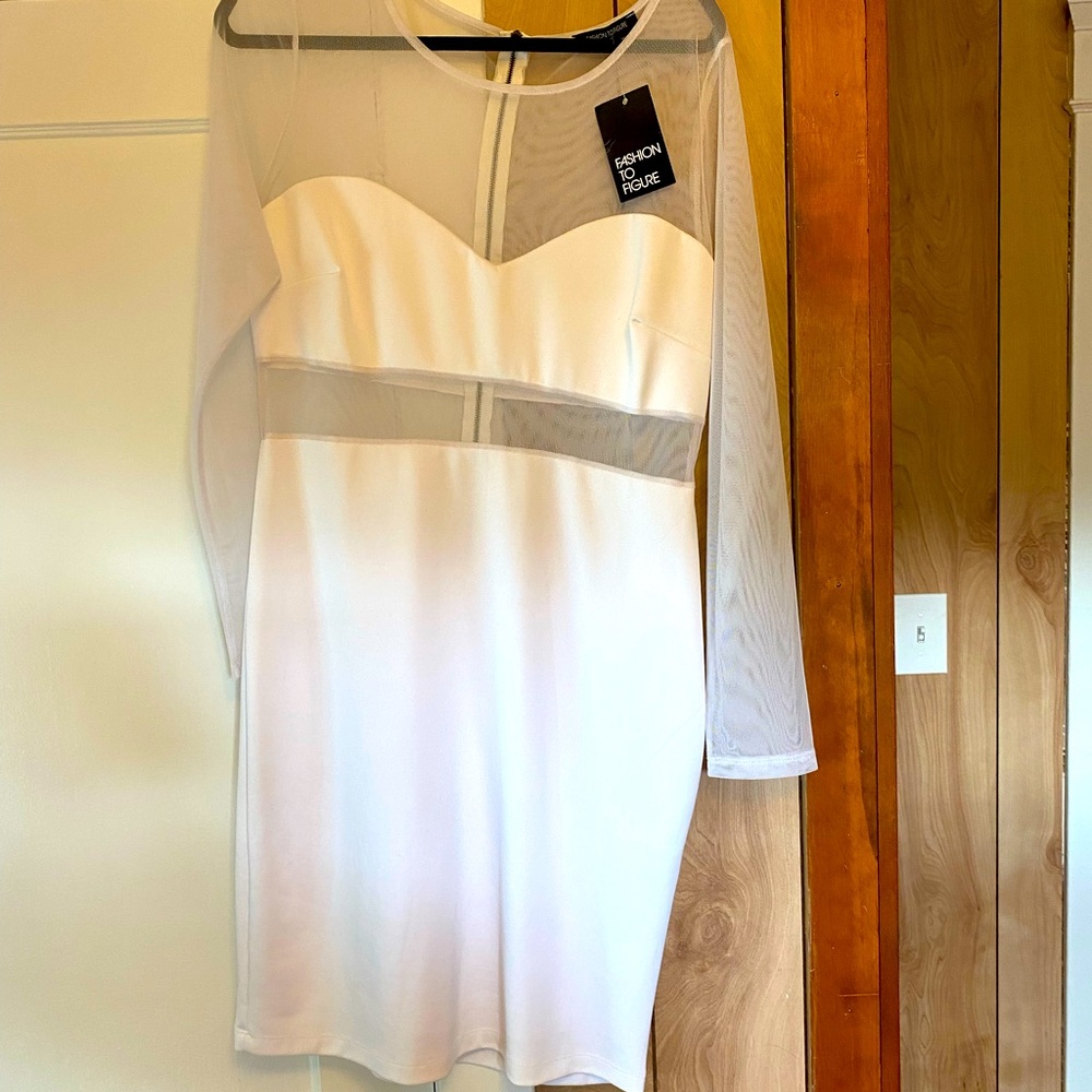 Fashion to figure white dress